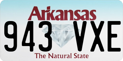 AR license plate 943VXE