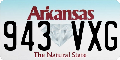 AR license plate 943VXG