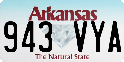 AR license plate 943VYA