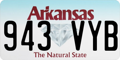 AR license plate 943VYB