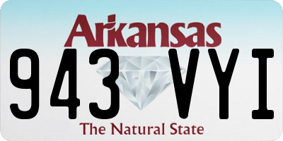 AR license plate 943VYI