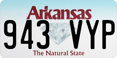 AR license plate 943VYP