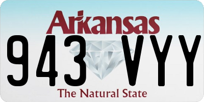 AR license plate 943VYY