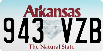 AR license plate 943VZB