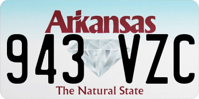 AR license plate 943VZC