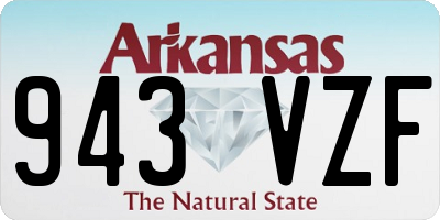 AR license plate 943VZF