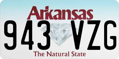 AR license plate 943VZG