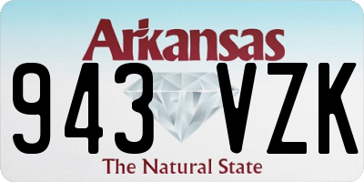 AR license plate 943VZK