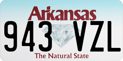 AR license plate 943VZL