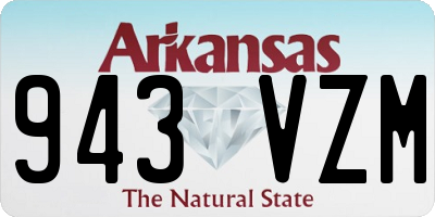 AR license plate 943VZM