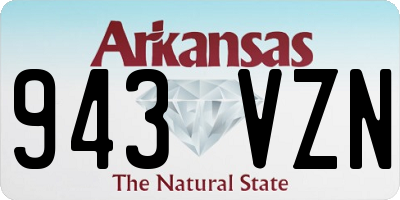 AR license plate 943VZN