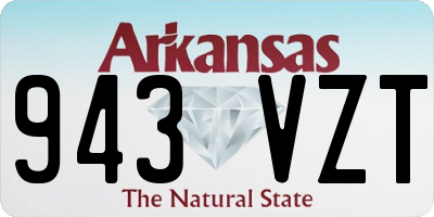 AR license plate 943VZT