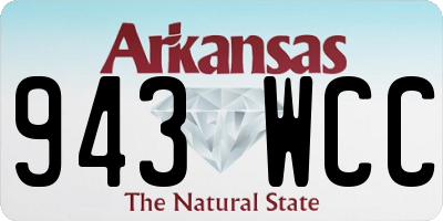 AR license plate 943WCC