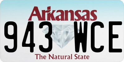 AR license plate 943WCE