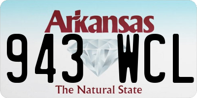 AR license plate 943WCL
