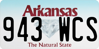 AR license plate 943WCS