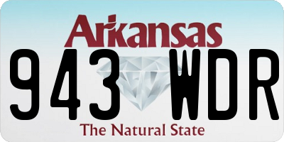 AR license plate 943WDR