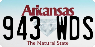 AR license plate 943WDS