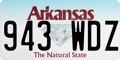 AR license plate 943WDZ