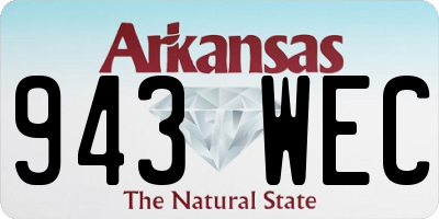 AR license plate 943WEC