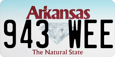 AR license plate 943WEE