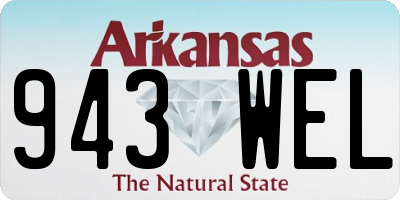 AR license plate 943WEL