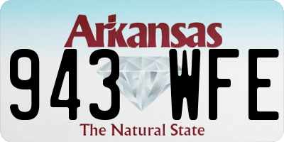 AR license plate 943WFE