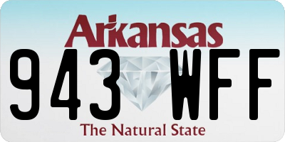 AR license plate 943WFF