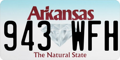 AR license plate 943WFH