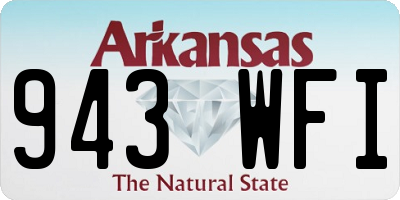 AR license plate 943WFI
