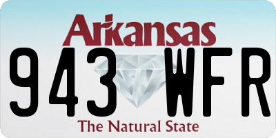 AR license plate 943WFR