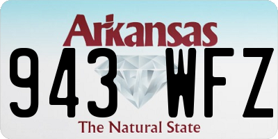 AR license plate 943WFZ