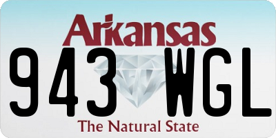 AR license plate 943WGL