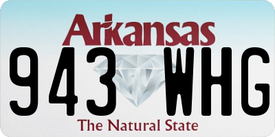 AR license plate 943WHG