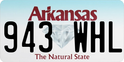 AR license plate 943WHL