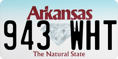 AR license plate 943WHT