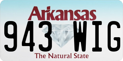 AR license plate 943WIG