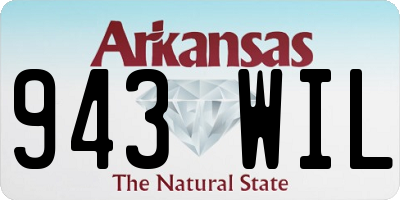 AR license plate 943WIL