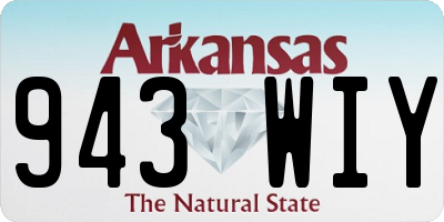 AR license plate 943WIY