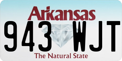 AR license plate 943WJT