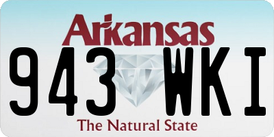 AR license plate 943WKI