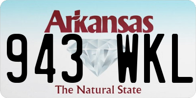 AR license plate 943WKL