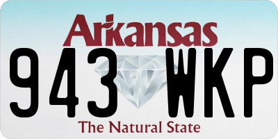 AR license plate 943WKP