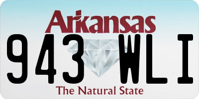 AR license plate 943WLI