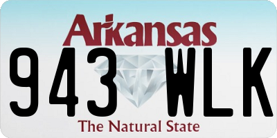 AR license plate 943WLK