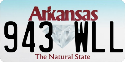 AR license plate 943WLL