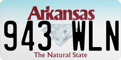 AR license plate 943WLN