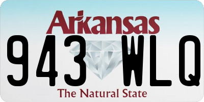 AR license plate 943WLQ