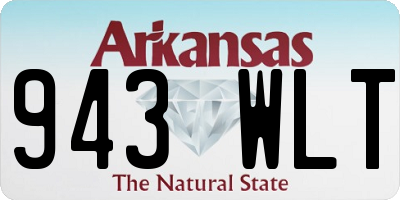 AR license plate 943WLT