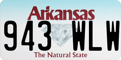 AR license plate 943WLW